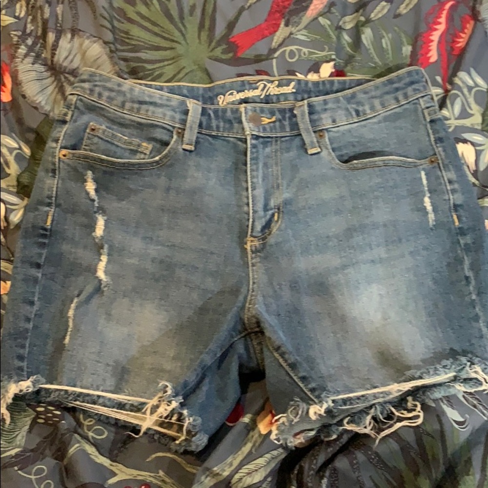 Universal thread jean shorts